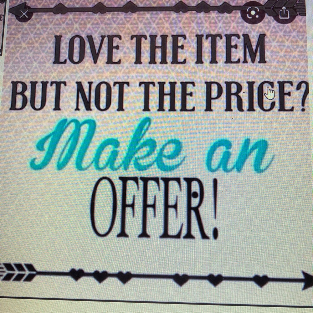 ❤️Please make me an offer, all considered👍